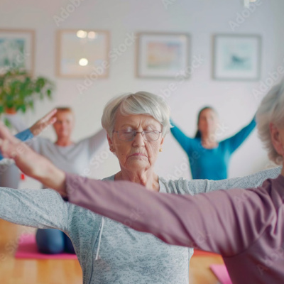 Senior Citizens Balance Yoga Class